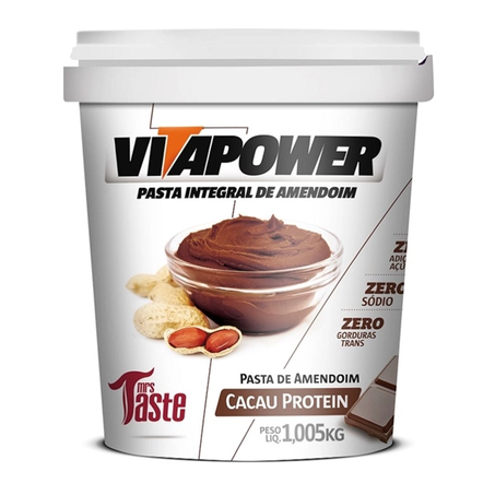 PASTA DE AMENDOIM INTEGRAL CACAU PROTEIN VITA POWER