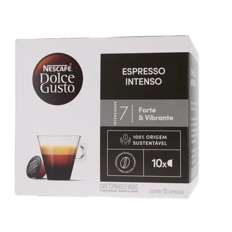 CAFÉ CÁPSULAS DOLCE GUSTO ESPRESSO INTENSO C/10 UN 360-1