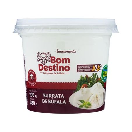 QUEIJO BURRATA BUFALA CRE IMERS BOM DESTINO 200G