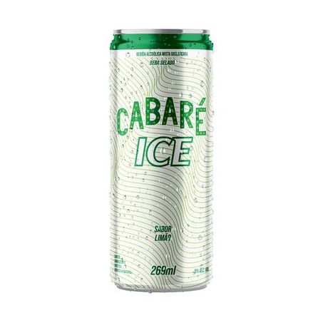 Bebida Mista Alcoólica Gaseificada Limão Cabaré Ice Lata 269ML