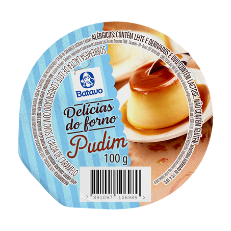 Sobremesa láctea pudim leite batavo 100g