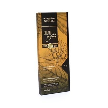 CHOCOLATE NUGALI 85G CACAU EM FLOR 70%