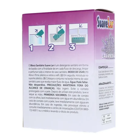 Bloco Sanitario Suave Lar Lavanda 35g 360-21