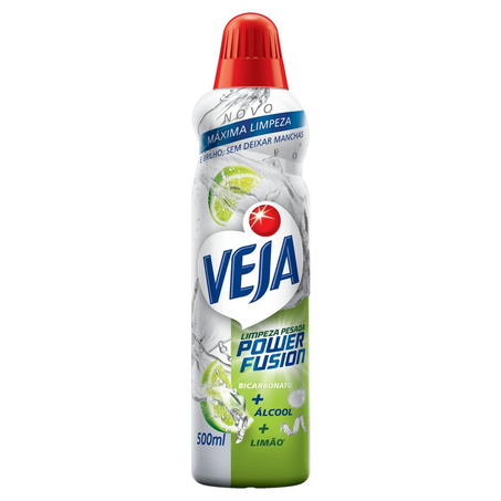 Limpador Limpeza Pesada Veja 500ml - Bicarbonato + Álcool + Limão