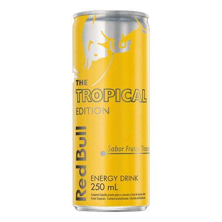 Energético Frutas Tropicais Red Bull Lata 250ml The Tropical Edition