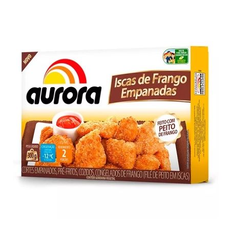 ISCAS FRANGO EMPANADAS AURORA 300G