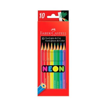 Lapis de cor faber eco neon c/10