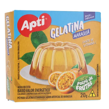 Gelatina pó apti maracujá caixa 20g 360-34