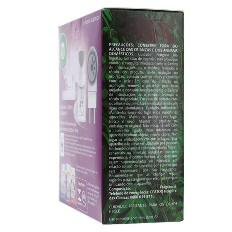 ODORIZADOR BOM AR LAVANDA E GERÂNIO APARELHO+REFIL 16ML 360-25