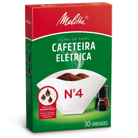 FILTRO CAFÉ MELITTA N4 CAFETEIRA ELÉTRICA 30UN
