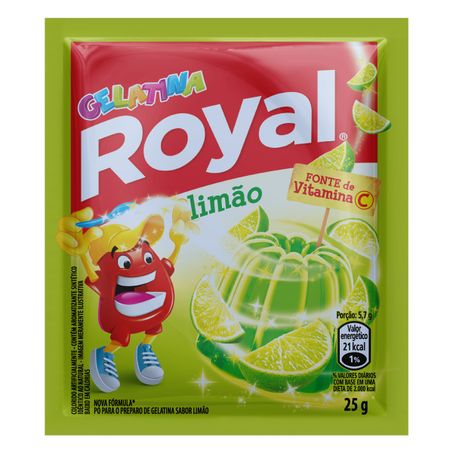 GELATINA EM PÓ LIMÃO ROYAL