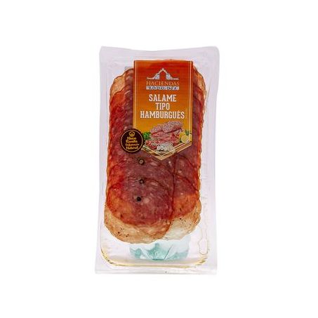 Salame haciendas 80g tipo hamburges fat