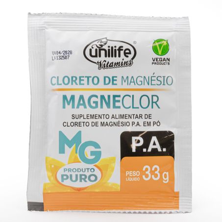 CLORETO DE MAGNÉSIO P.A MAGNECOLOR 33G UNILIFE