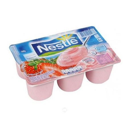 Iogurte nestle bandeja morango 510g