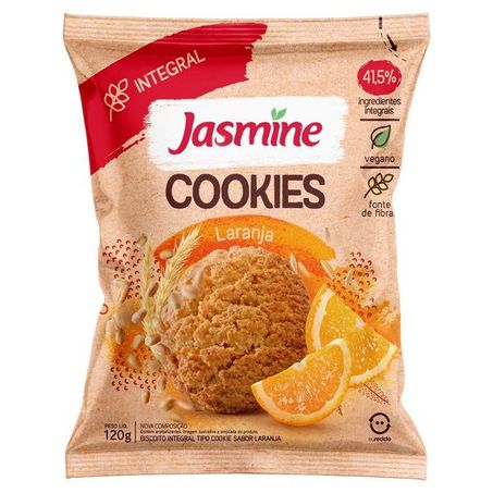 COOKIE INTEGRAL LARANJA 120G - JASMINE