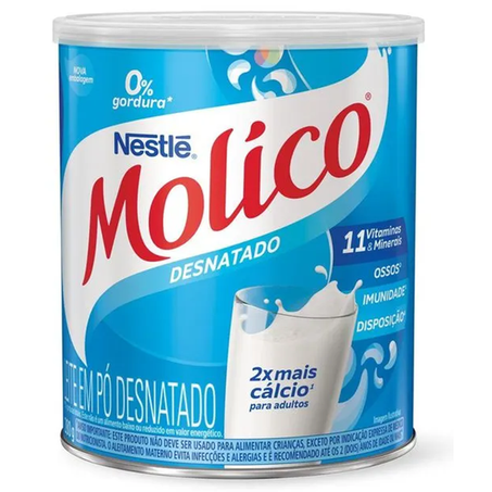 LEITE EM PÓ MOLICO DESNATADO TOTAL CÁLCIO 280G