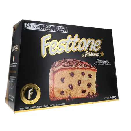 Panettone de Páscoa Festtone Chocolate 70 Cacau 400G 360-33
