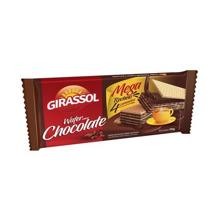 Wafer girassol 100g chocolate