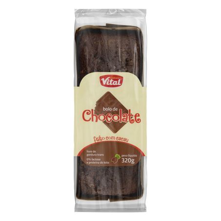 Bolo chocolate zero lactose vital