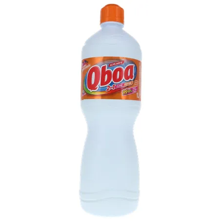 Alvejante Uso Geral Qboa com Cloro Floral Frasco 1lt