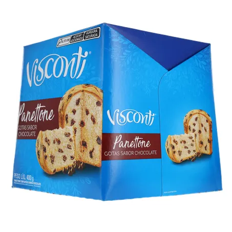 Panettone Visconti Chocolate Caixa 400gr 360-23