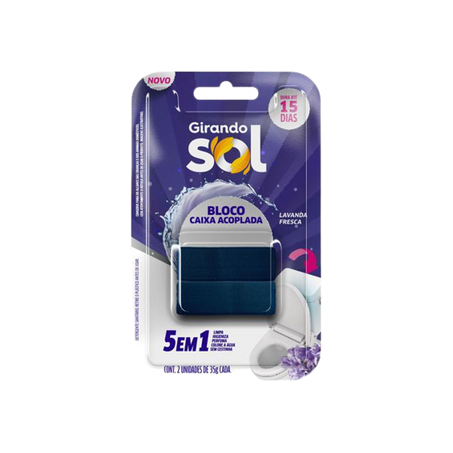 GIRANDO SOL BLOCO SANITARIO LAVANDA FRESCA 35 G   
