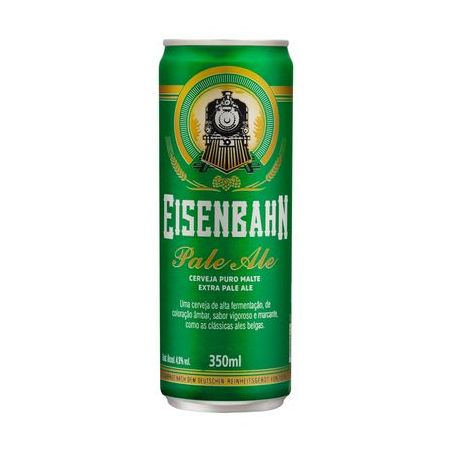Cerveja pale ale eisenbahn lt 350ml