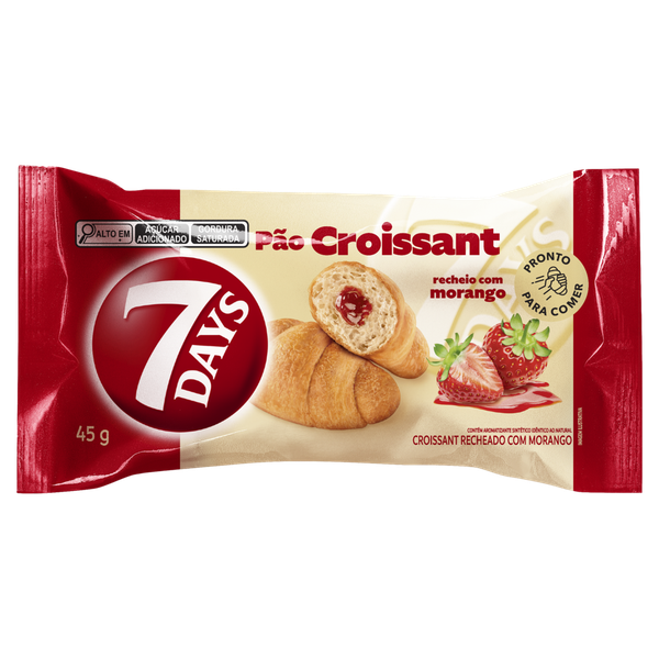 ７days AI Croissant 7days Morango 45g | SuperAlfa