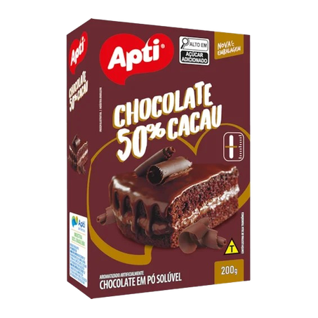 Cacau em pó apti 50% 200g