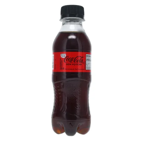 Refrigerante Coca-Cola 200ml - Zero Açúcar - Pet