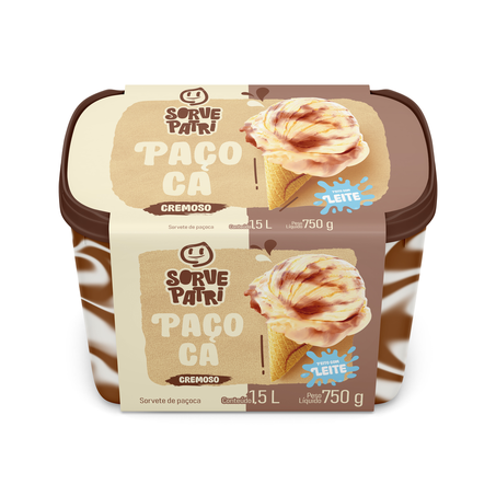 SORVETE SORVEPATRI 1.5L PAÇOCA
