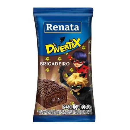 Bolo renata divertix choco/brigadeiro 40g