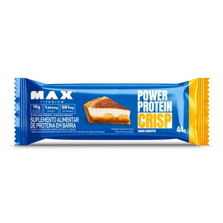 Barra power protein max titanium 44gr banoffee