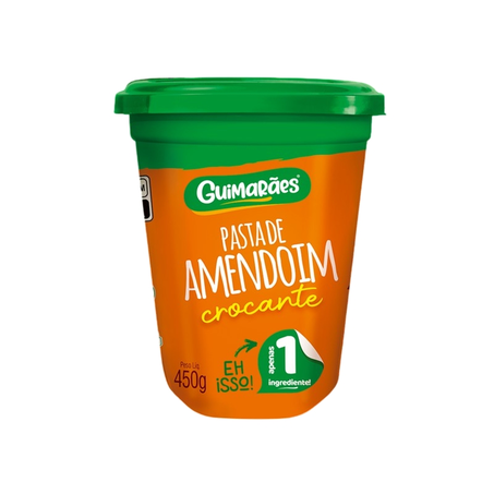 Pasta de Amendoim Integral Guimarães Crocante 450G