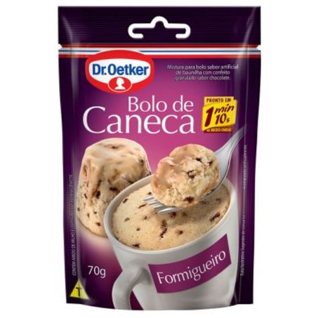 Bolo de caneca dr oetker 70g form