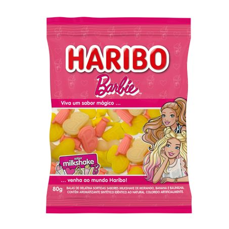 BALA DE GELATINA MILKSHAKE BARBIE HARIBO