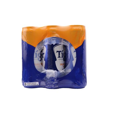 Cerveja Tiger Puro Malte Crystal Lata 350ml - Pacote com 12un - 4.2lt 360-46