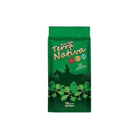 Erva mate terra nativa sem açúcar a vácuo 1kg
