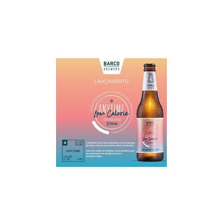 CERVEJA BARCO ANYTIME LN 355ML