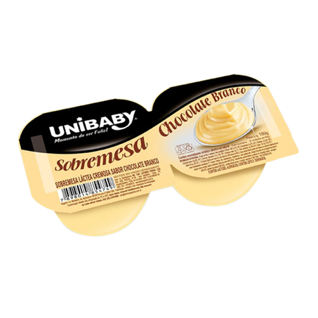 Sobremesa Unibaby 180g Chocolate Branco