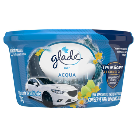 Purificador Gel Glade Car 70g - Acqua