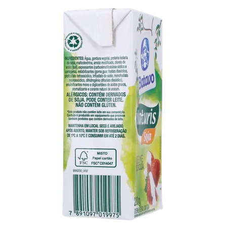 Creme de Soja Batavo Naturis Caixa 200gr 360-29