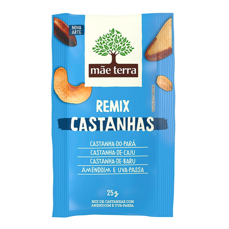 Snack Saudável de Castanhas Mãe Terra 25g 360-3