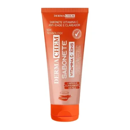 Sabonete Líquido Facial Dermachem Vitamina C 100ml