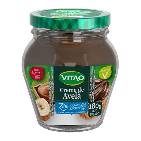 CREME AVELÃ VITAO VEGANO ZERO 200G