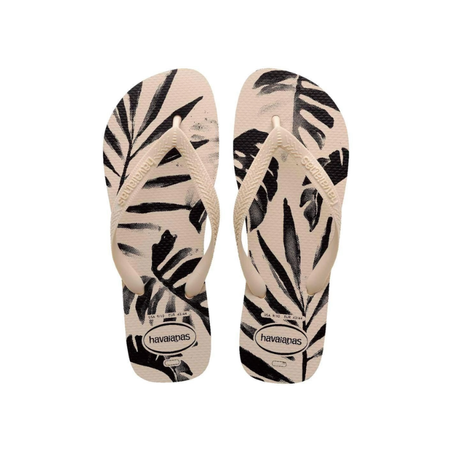 CHINELO HAVAIANAS ALOHA BEGE PALHA 41/42