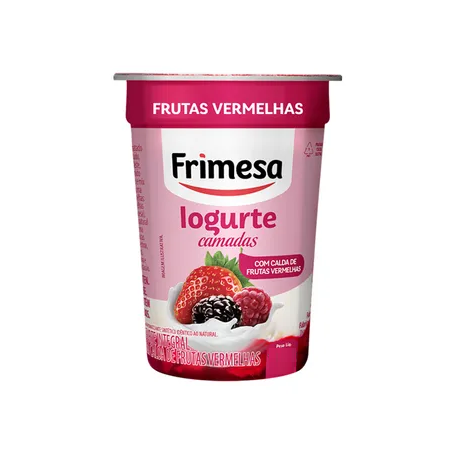 IOGURTE FRIMESA CAMADAS FRUTAS VERM CP 130G