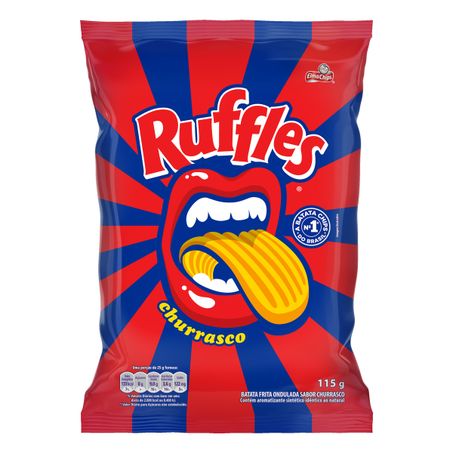 BATATA FRITA ONDULADA CHURRASCO ELMA CHIPS RUFFLES