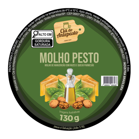Molho Pesto Cia do Antepasto 130g