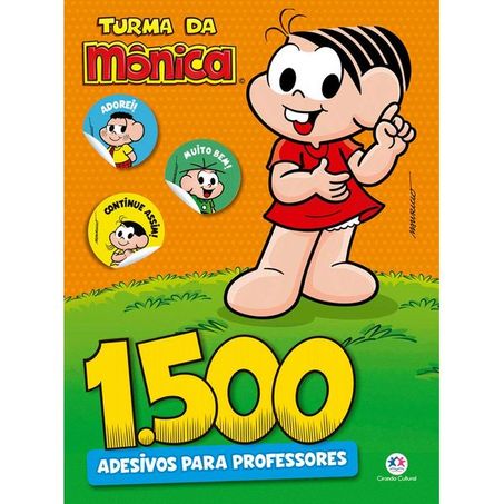 CIRANDA CULTURAL 1500 ADESIVOS TURMA DA MONICA    